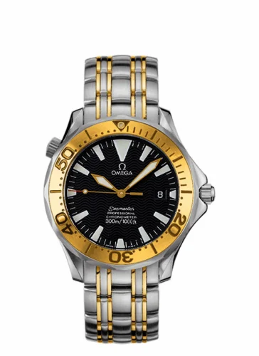 Omega Seamaster Diver 300M Automatic 36.25 Stainless Steel / Yellow Gold / Black / Bracelet 2453.50.00 (24535000)